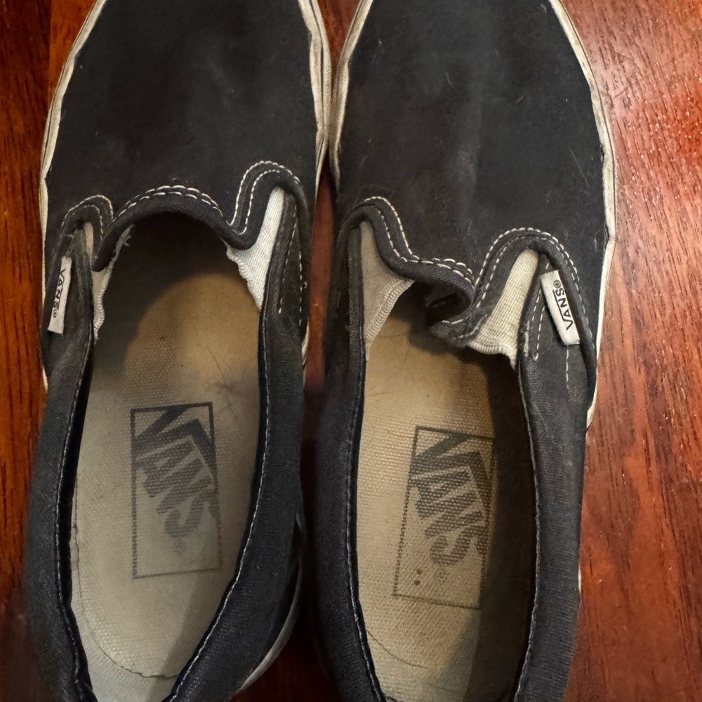 Vans Women’s Black Slip-On Sneakers